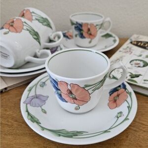 Villeroy and Boch Amapola cup and saucer
